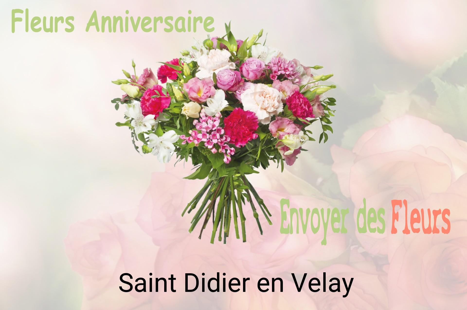 Bouquet de fleurs d’anniversaire livré à Saint-Didier-en-Velay